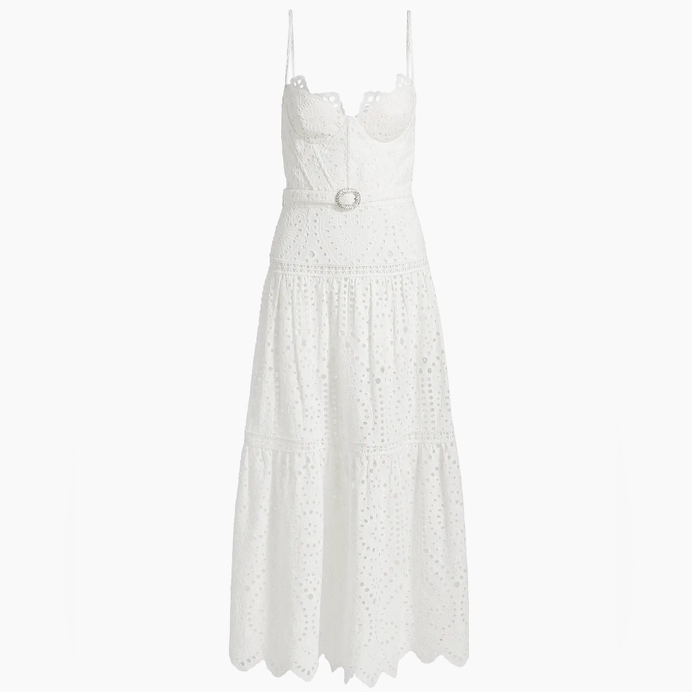 Generation Love Zuria Belted Eyelet Dress